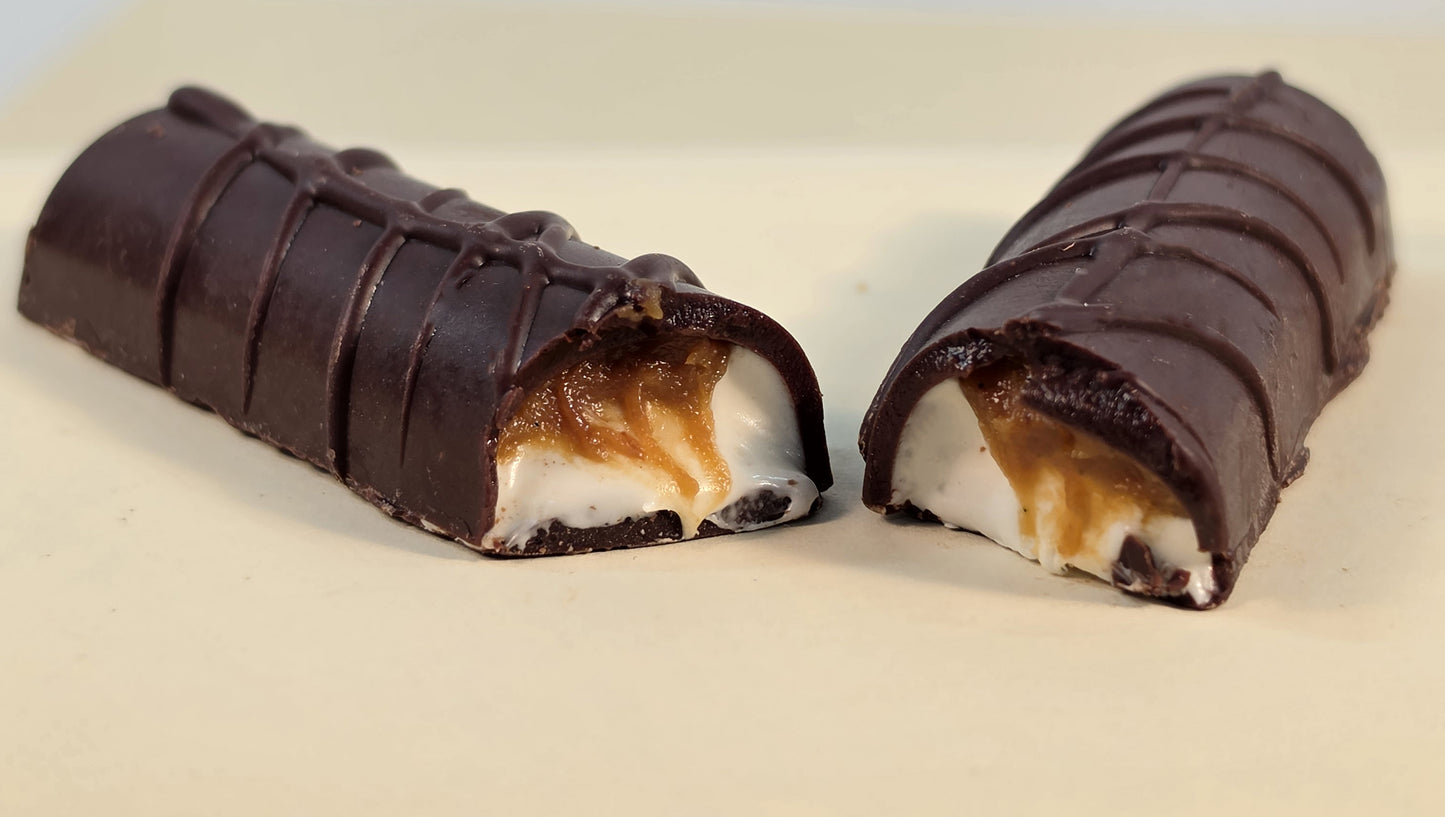 Artisan Salted Caramel & Marshmallow Cream Dark Chocolate Bar