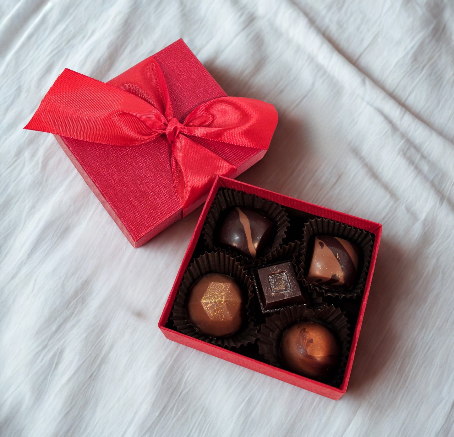 Five Piece Assorted Ganache Candy Box