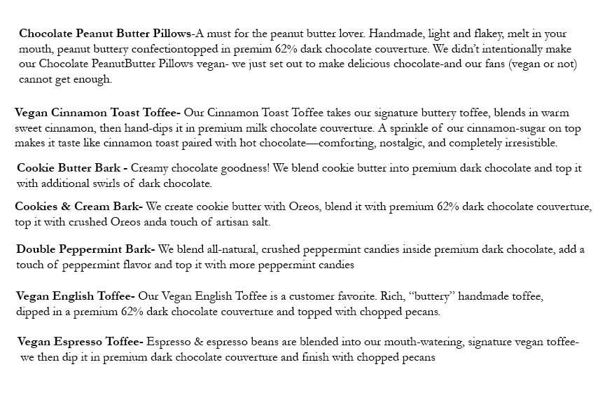 Large Vegan Holiday Assorted Chocolate Gift Box